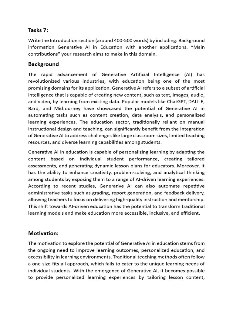 Task 7 | PDF | Artificial Intelligence | Intelligence (AI) & Semantics