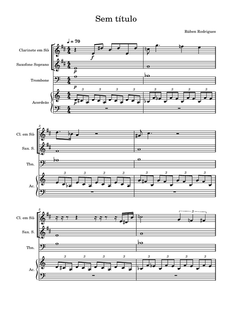 Instrumentos Musicais e Notação | PDF | Saxofone | Produção musical