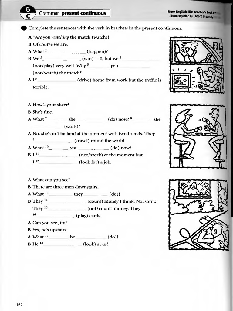 Present Continuous | PDF