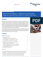 Best Practice Implementation - OEE Whitepaper4 - March2010