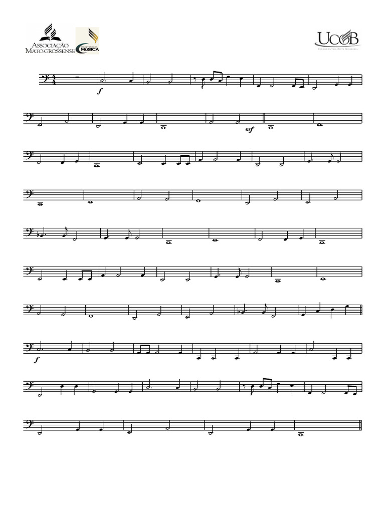 EU NÃO ME ESQUECI DE TI ORQUESTRA - Cello | PDF