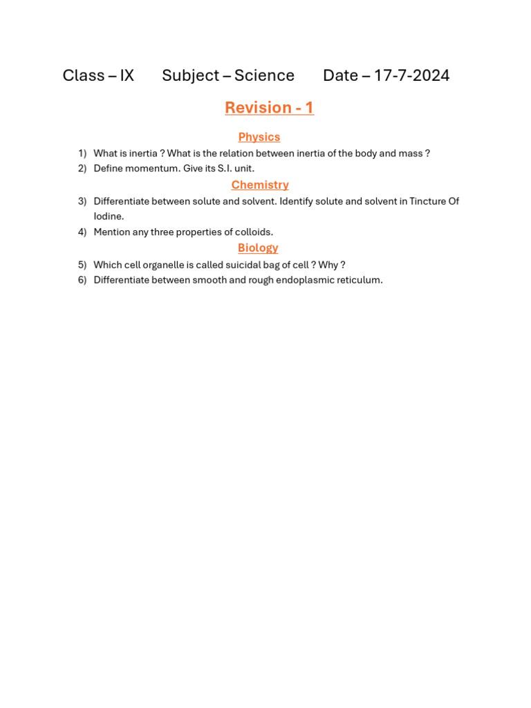 Daily Revision Group PDF-6 | PDF