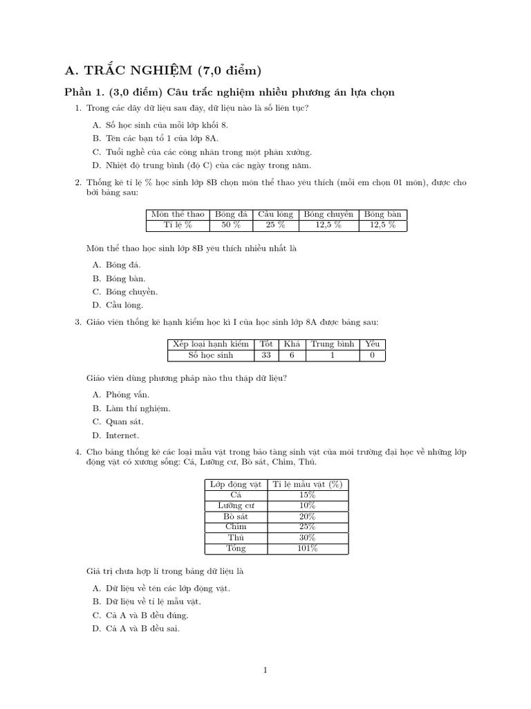 First Test | PDF