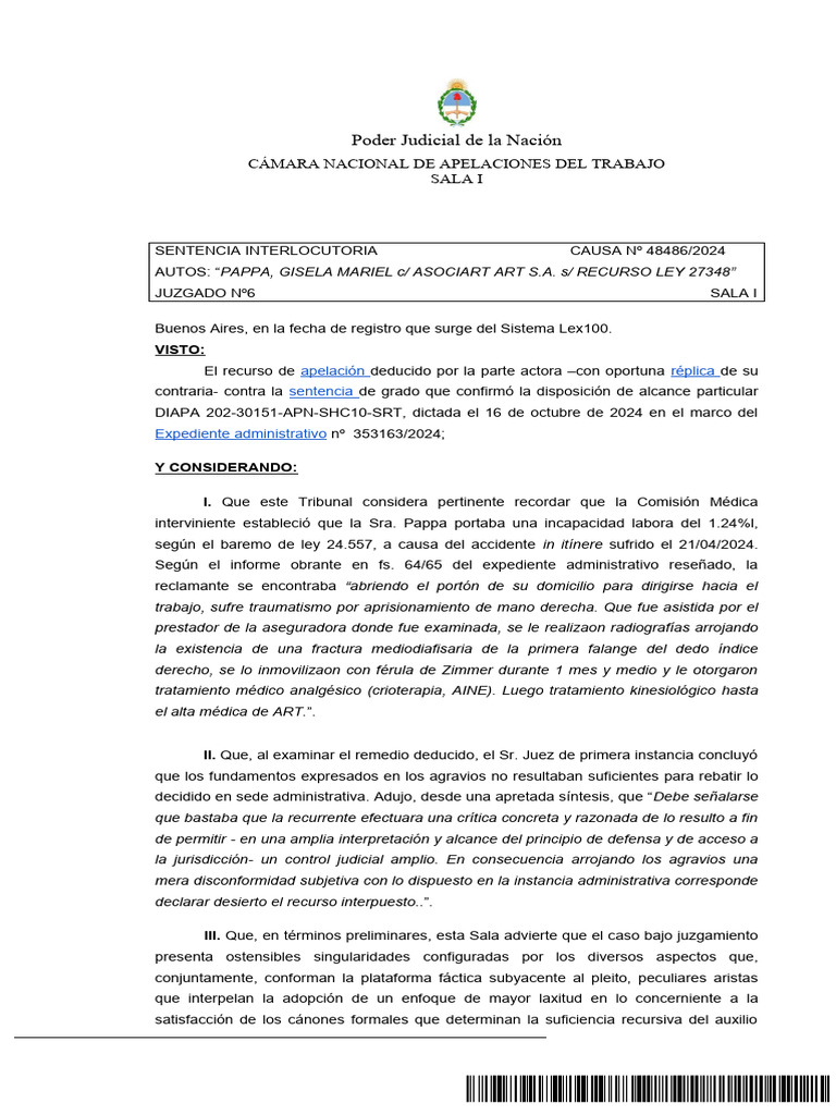 Revocación de Sentencia en Causa Laboral | PDF | Debido al proceso ...