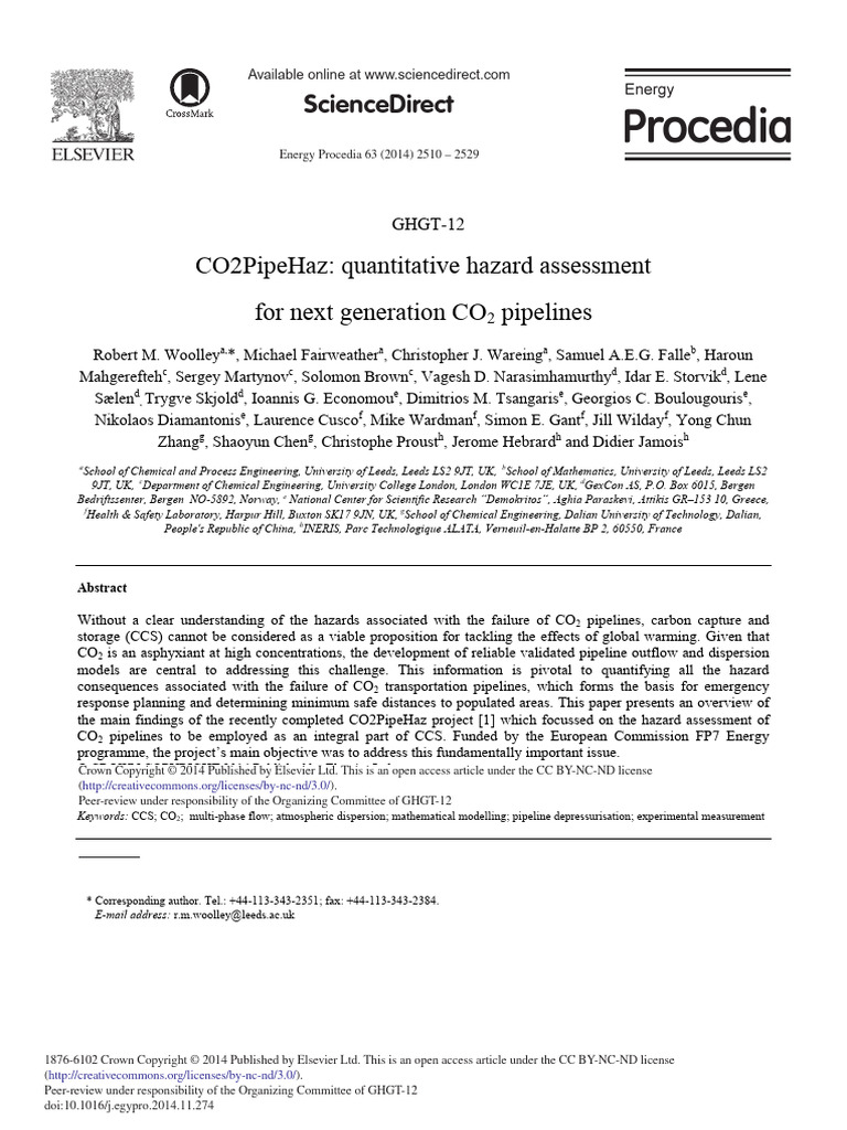 CO2 Pipeline Hazard Assessment Insights | PDF | Fluid Dynamics | Turbulence