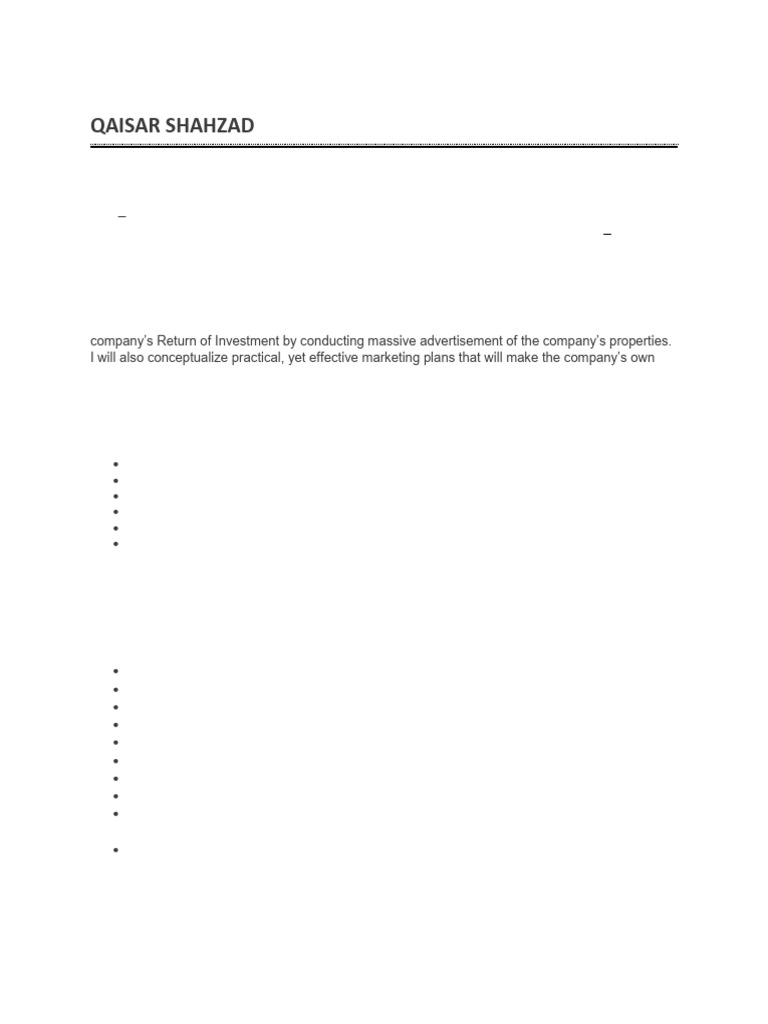 Experienced Real Estate Agent Profile | PDF | Sales | Marketing