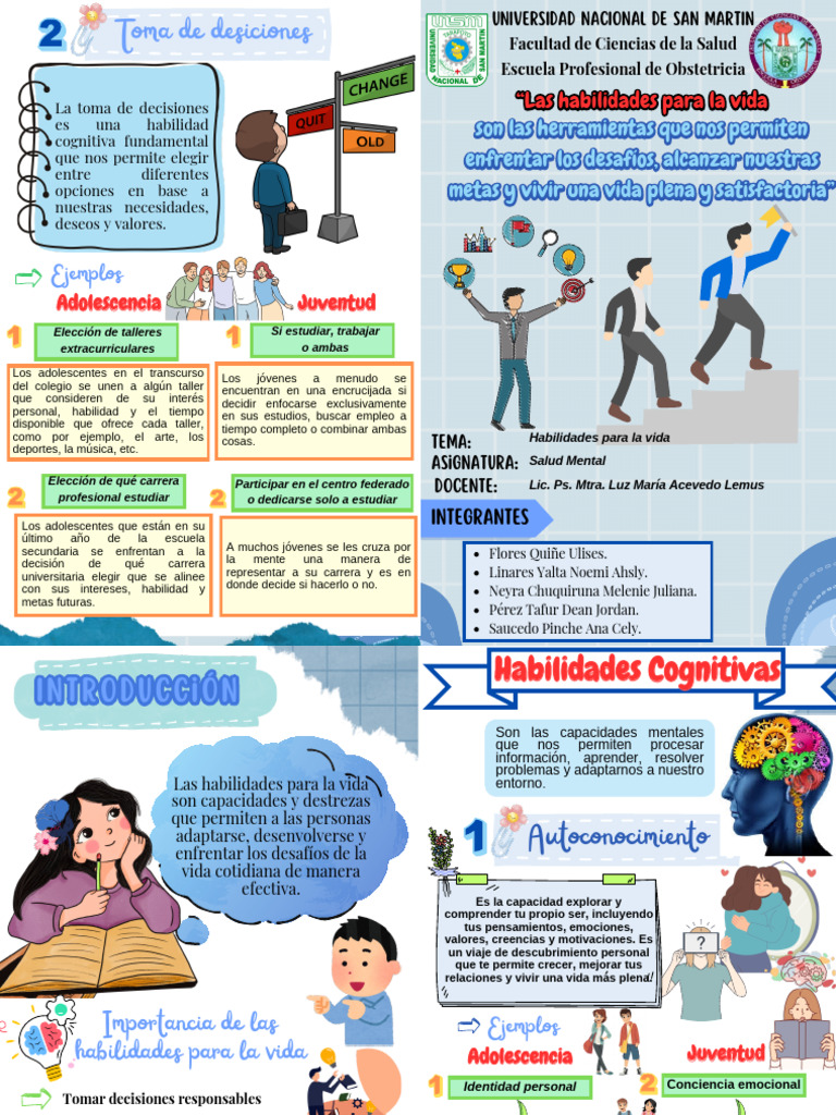 Folleto Sobre Las Habilidades de La Vida | PDF | Las emociones ...