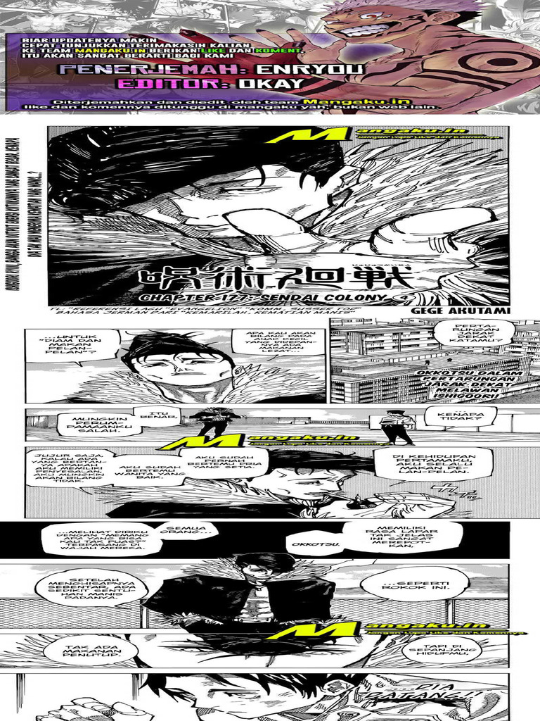 Jujutsu Kaisen Chapter 177 | PDF