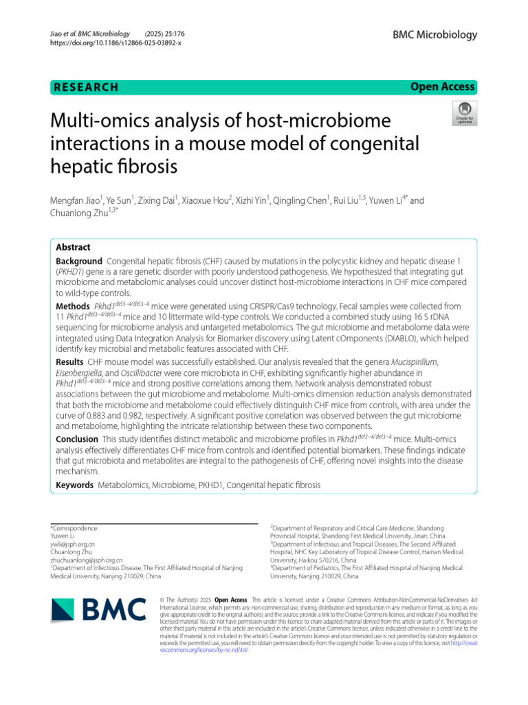 Multi-Omics Analysis of Host-Microbiome Interactio | PDF | Staining ...