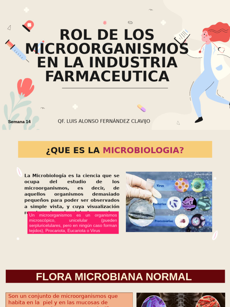 Microorganismos en la Industria Farmacéutica | PDF | Las bacterias ...