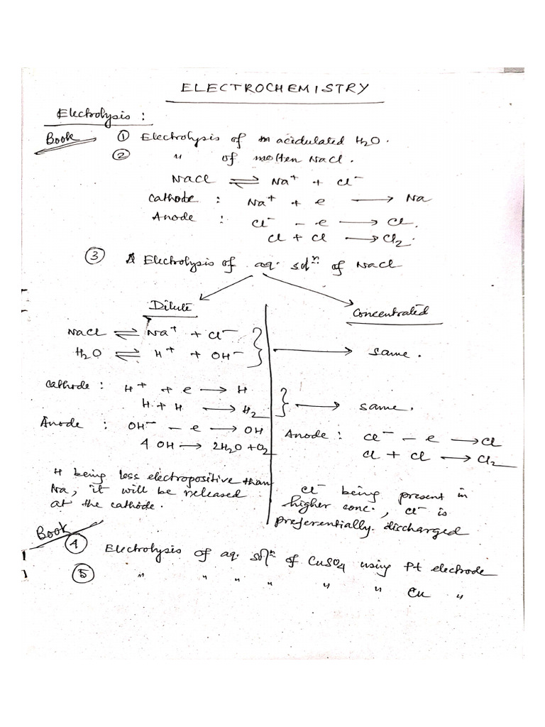 4) Electrochemistry | PDF