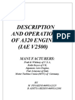 Description and Operation of A320 Engine (Iae v2500)