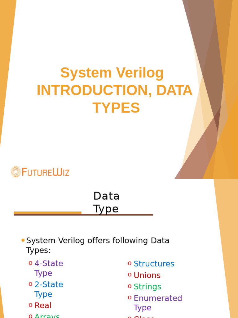 System Verilog Data Types Overview | PDF | Class (Computer Programming ...