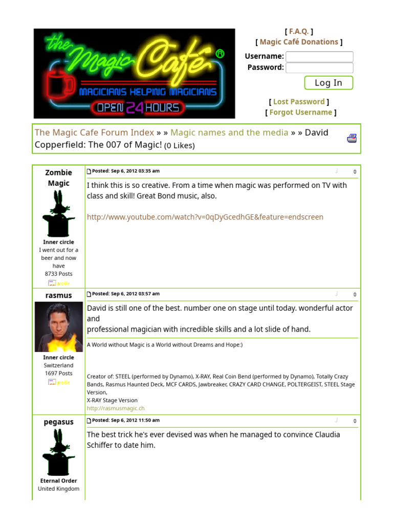 David Copperfield: Magic's Iconic Legacy | PDF