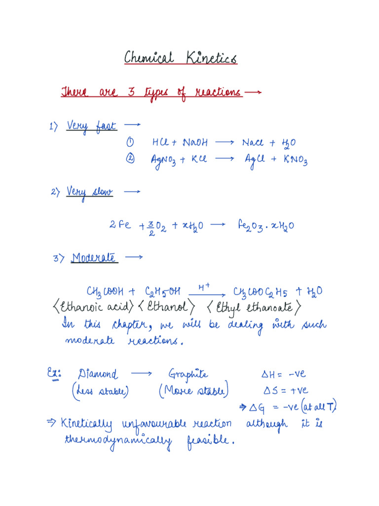 Understanding Chemical Reaction Rates | PDF