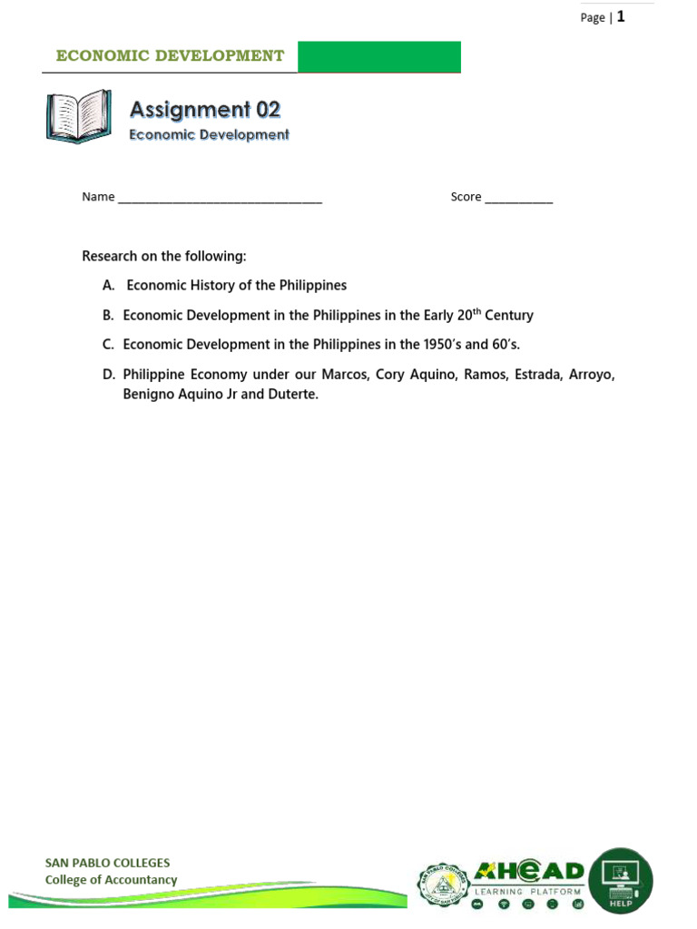 Philippine Economic Development Overview | PDF