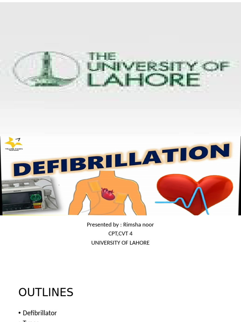 Defibrillator Pdf