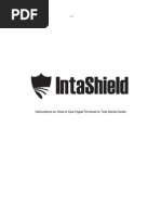 Instructions On How To Use Hyperterminal To Test Serial Cards