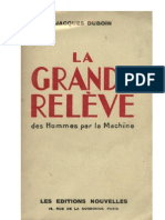 Jacques Duboin La Grande Releve 1932