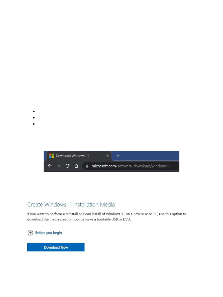 Windows 11 Installation-steps | PDF | Booting | Microsoft Windows