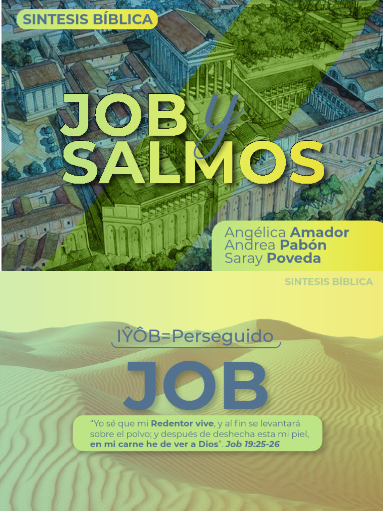 Job: Fe y Redención en el Sufrimiento | PDF | Libro de trabajo | Salmos