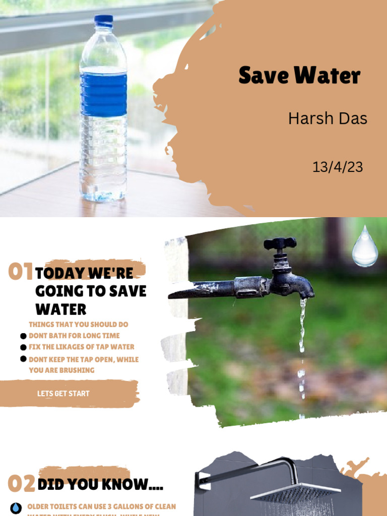 Save Water | PDF