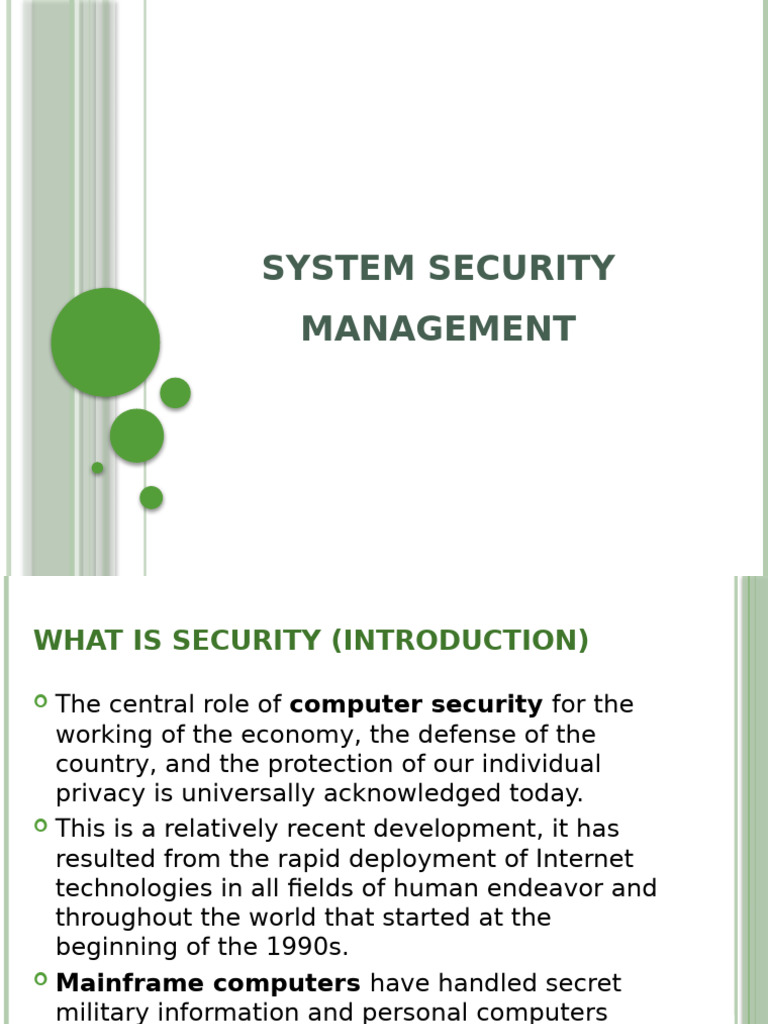 Understanding Computer Security Essentials | PDF | Security | Computer ...