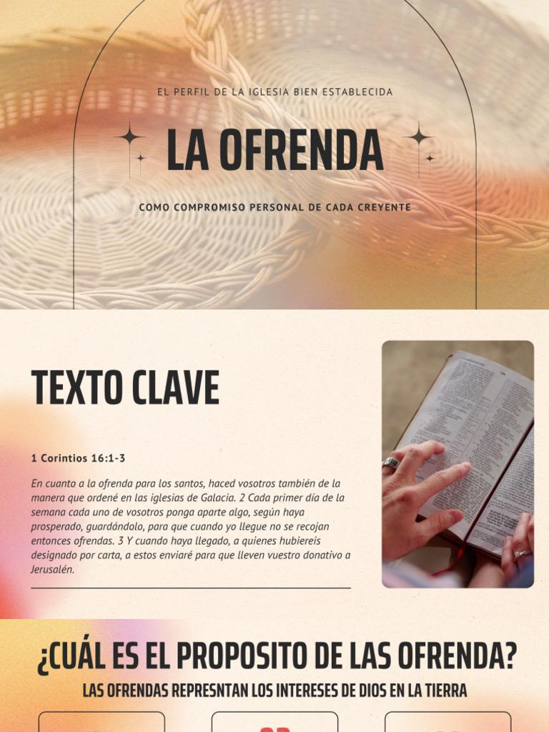 La Ofrenda en La Iglesia | PDF