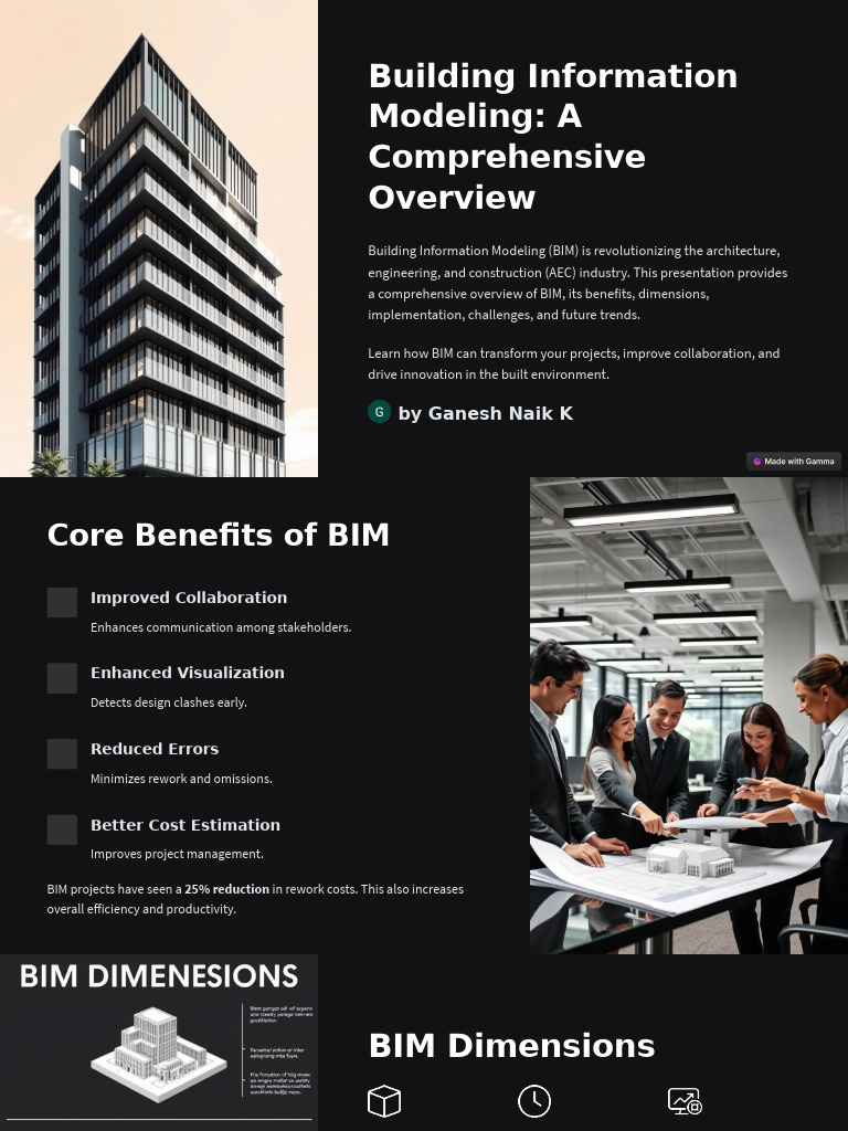 BIM Overview and Future Trends | PDF | Building Information Modeling ...