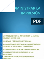 Administrar La Impresión