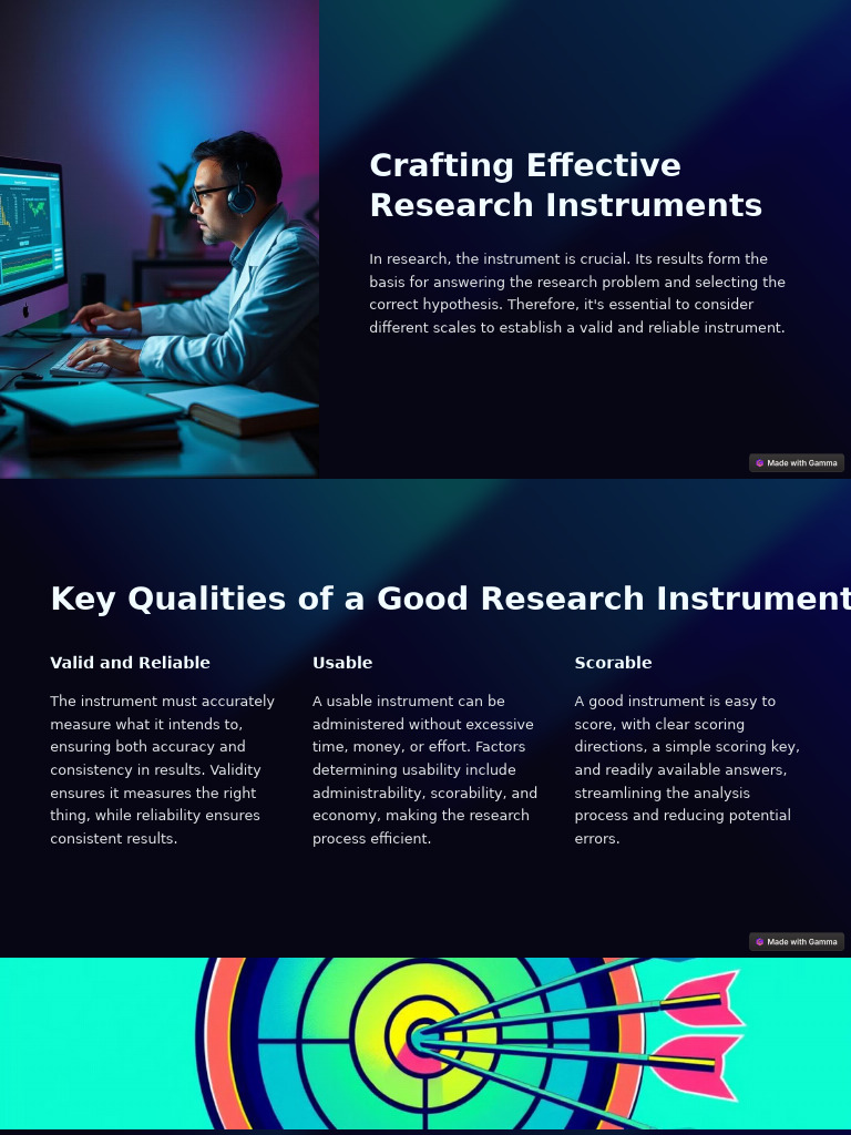 Effective Research Instrument Design | PDF | Validity (Statistics ...