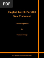 English-Greek Parallel New Testament