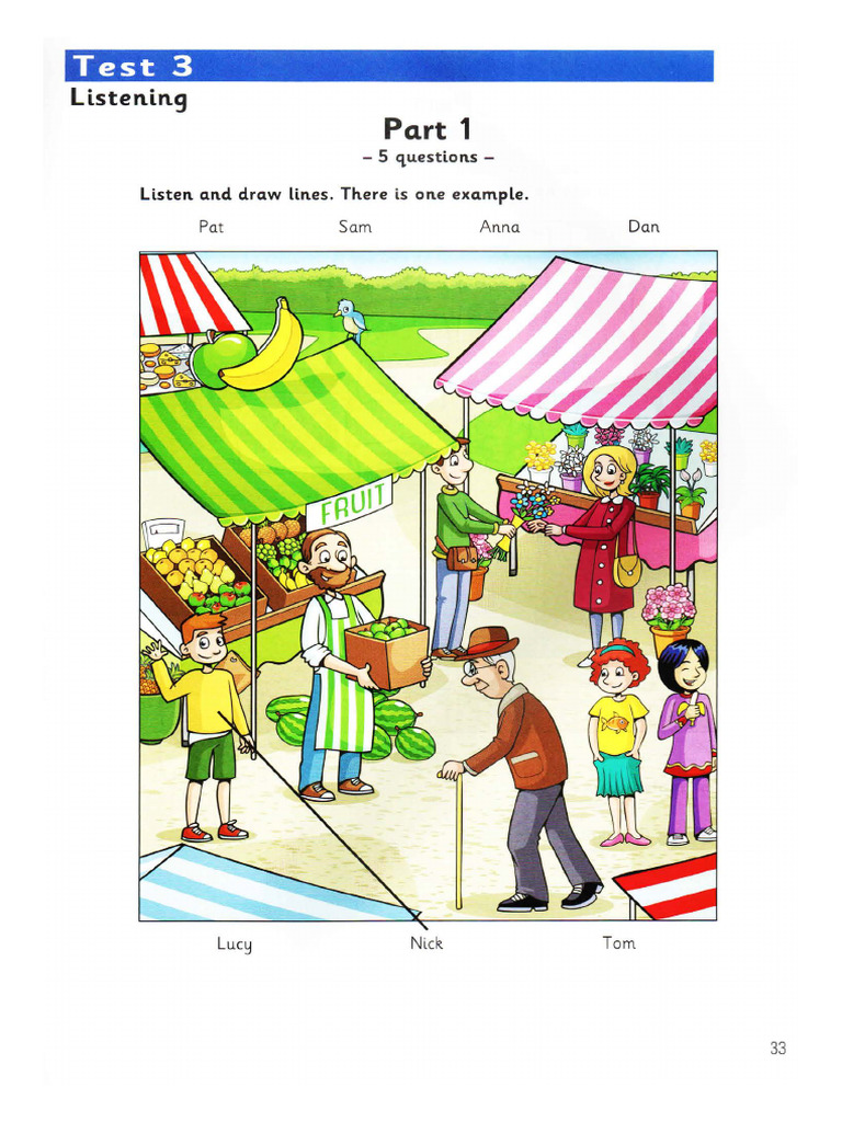 Starters Authentic 2 - Test 3 | PDF