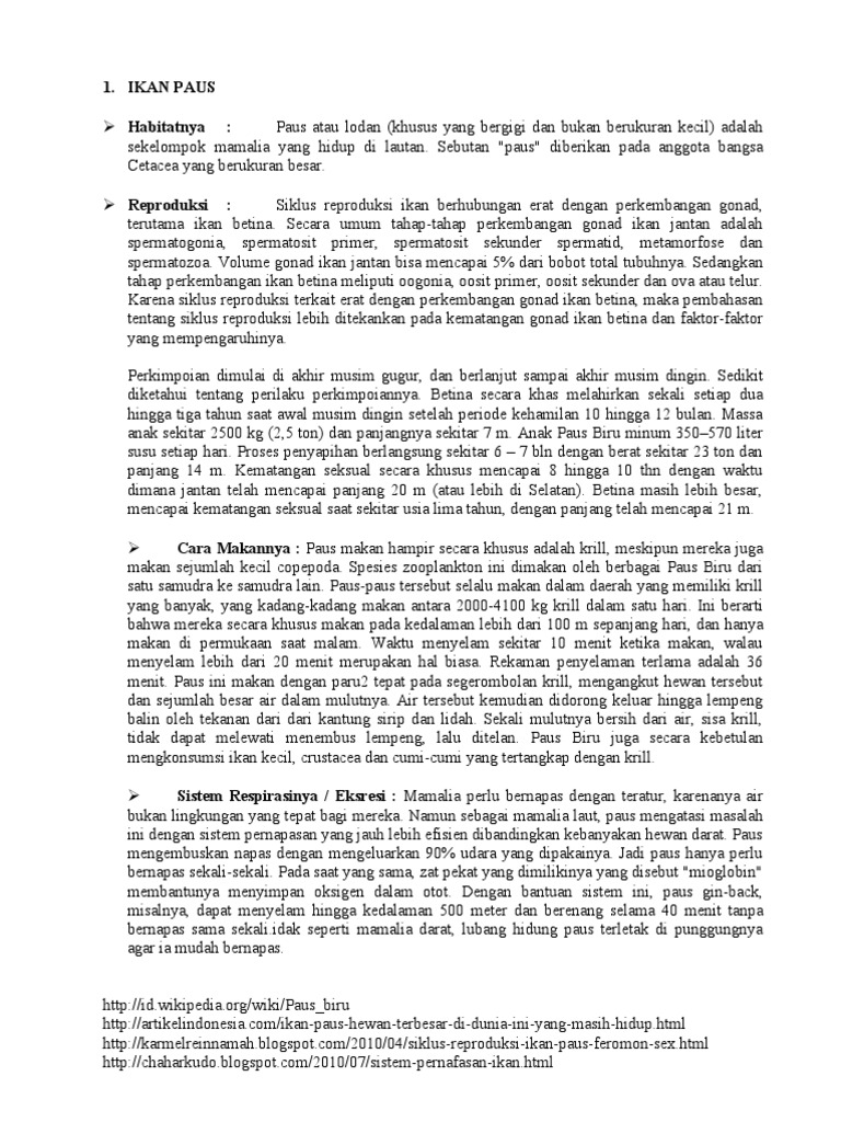 Zoologi Vertebrata Hewan Laut Ikan Paus Ikan Lumba Lumba Ikan