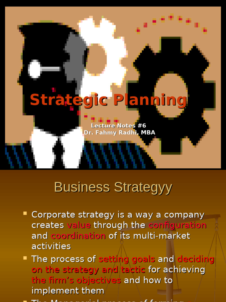 Strategic Planning and Business Strategy | PDF | Strategic Management ...