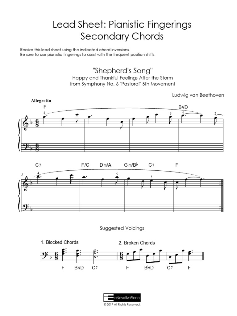 Song of The Shepherd Worksheet 1 | PDF | Musical Forms | Compositions ...