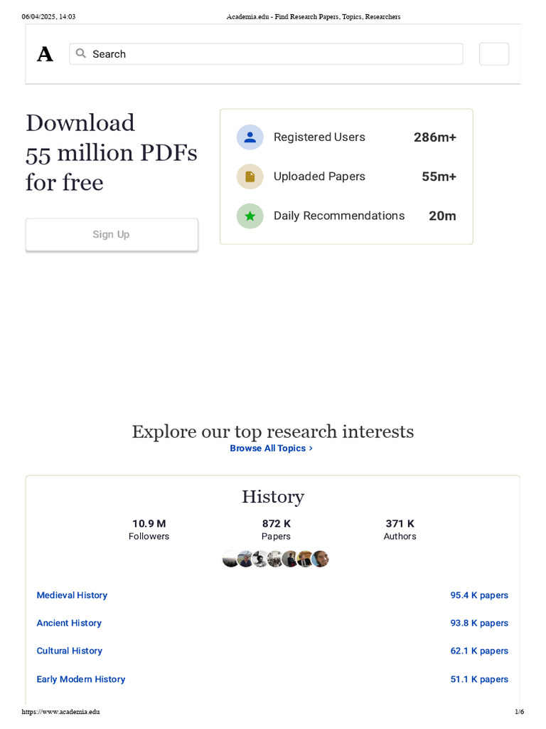 Academia.edu: Access 55M Research PDFs | PDF | Engineering | Academic ...
