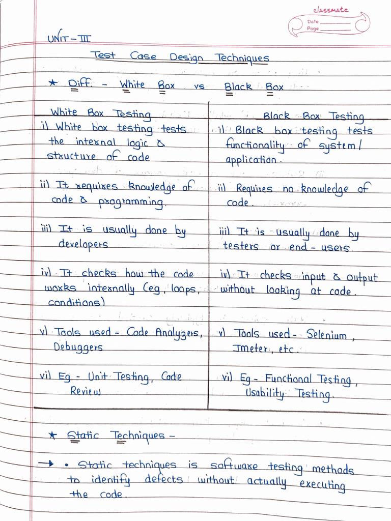 OCR STQA Endsem Notes by DK? | PDF