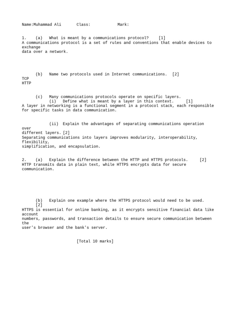 Understanding Communications Protocols | PDF