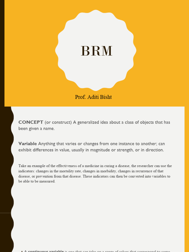 BRM Ii | PDF | Concept | Methodology