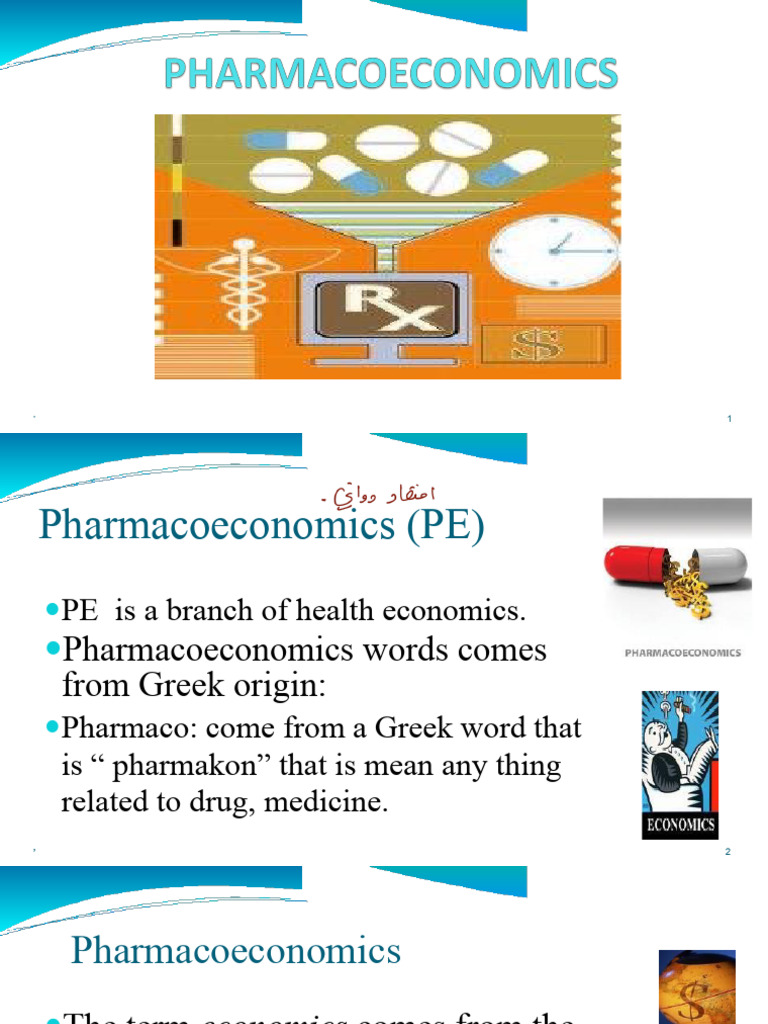 Pharmacoeconomics lec1-11 | PDF | Cost Effectiveness Analysis | Health ...