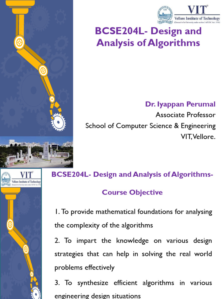 Design and Analysis of Algorithms Course | PDF | Theoretical Computer ...