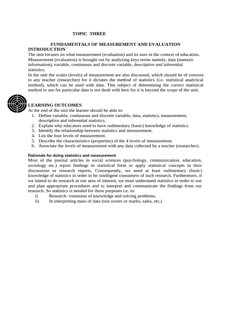 PSY 311 Week 3 | PDF | Statistics | Level Of Measurement