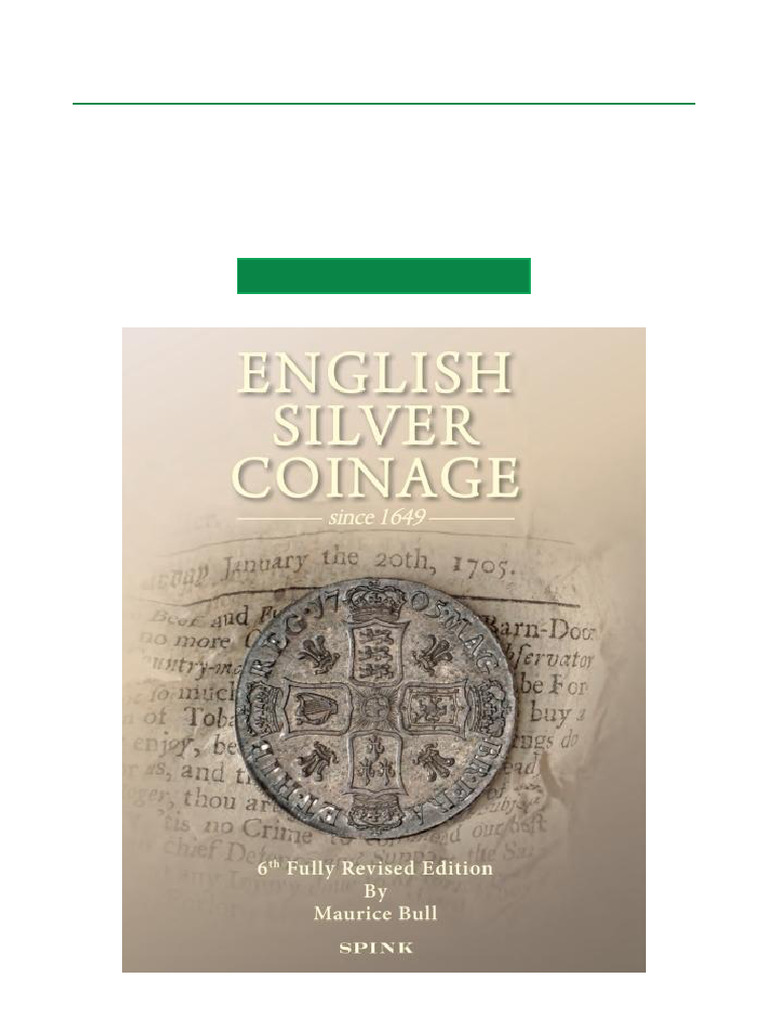 English Silver Coinage Since 1649 Free eBook Download | PDF