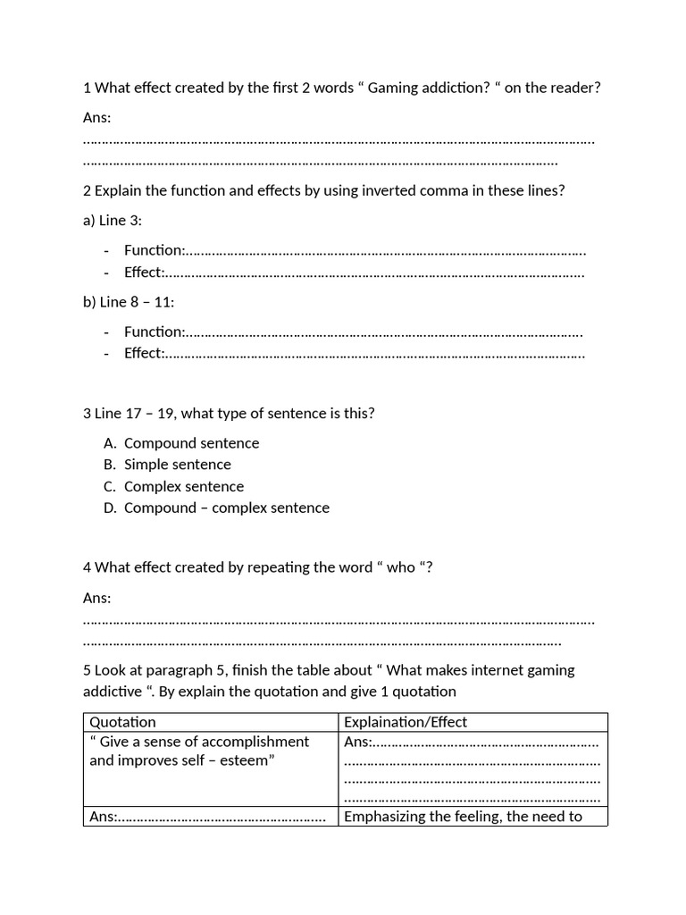 English Handmade Question ..... | PDF | Language Mechanics | Syntax