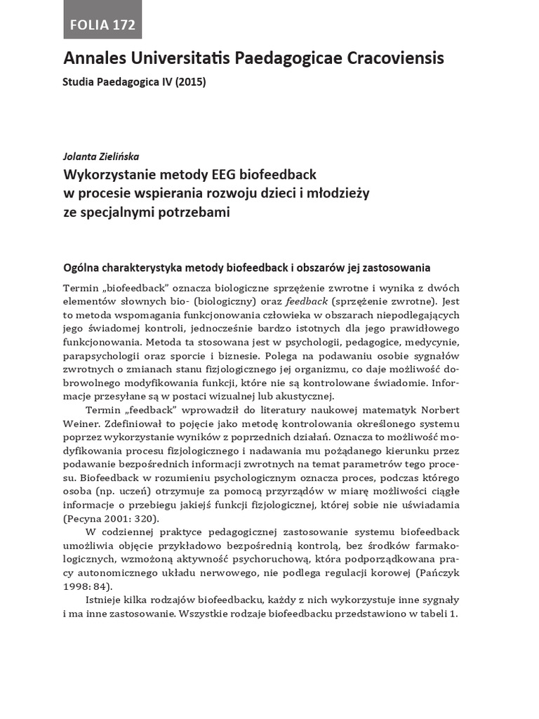 AF172 03 Wykorzystanie Metody Zielinska | PDF