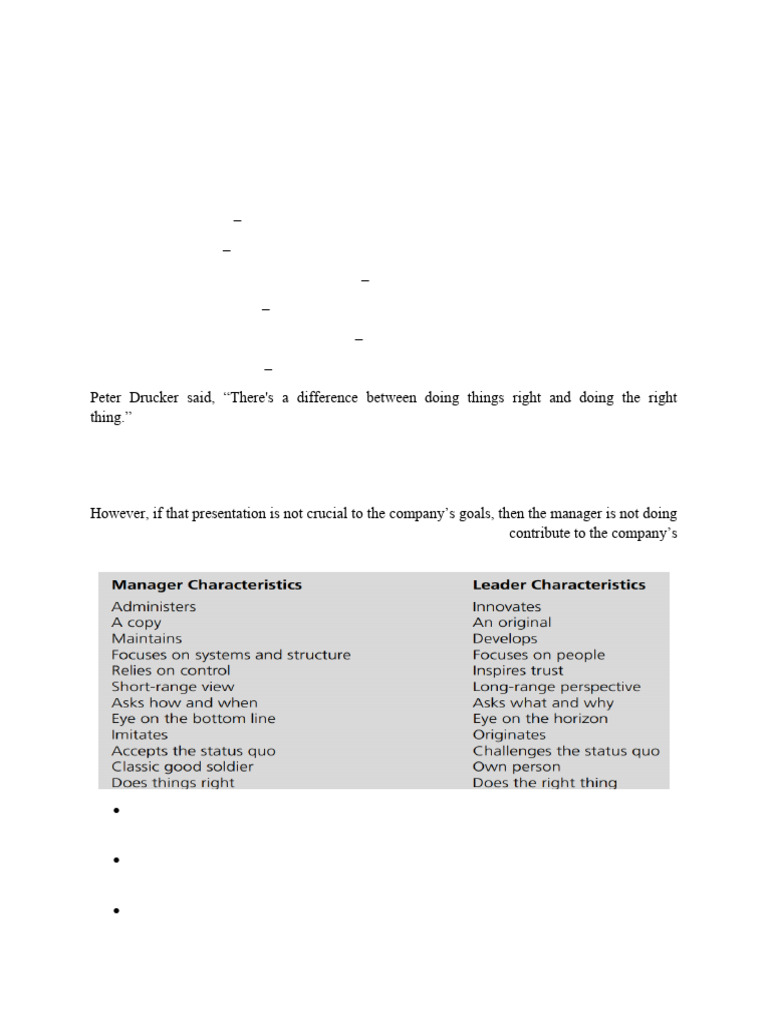 Leadership vs. Management Explained | PDF | Leadership | Charisma