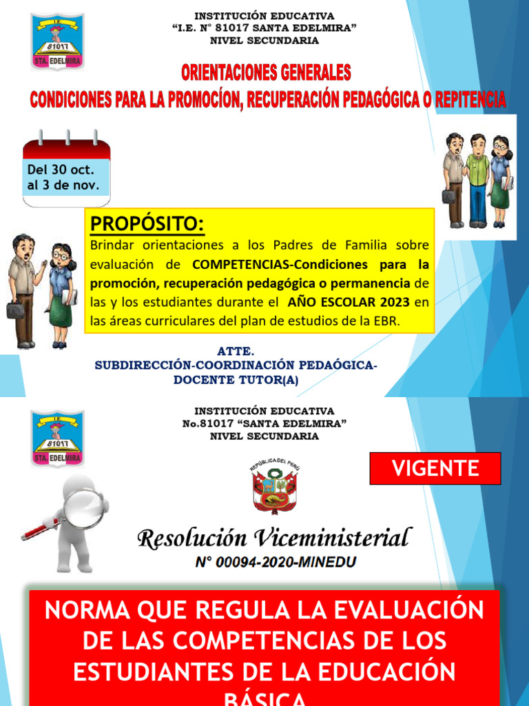 EVALUACIÓN - AÑO LECTIVO 2023 | PDF | Plan de estudios | Aprendizaje