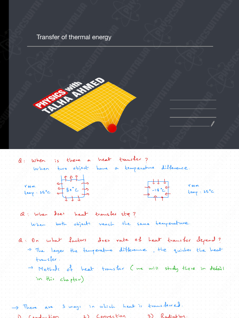 Understanding Heat Transfer Methods | PDF | Thermal Conduction ...