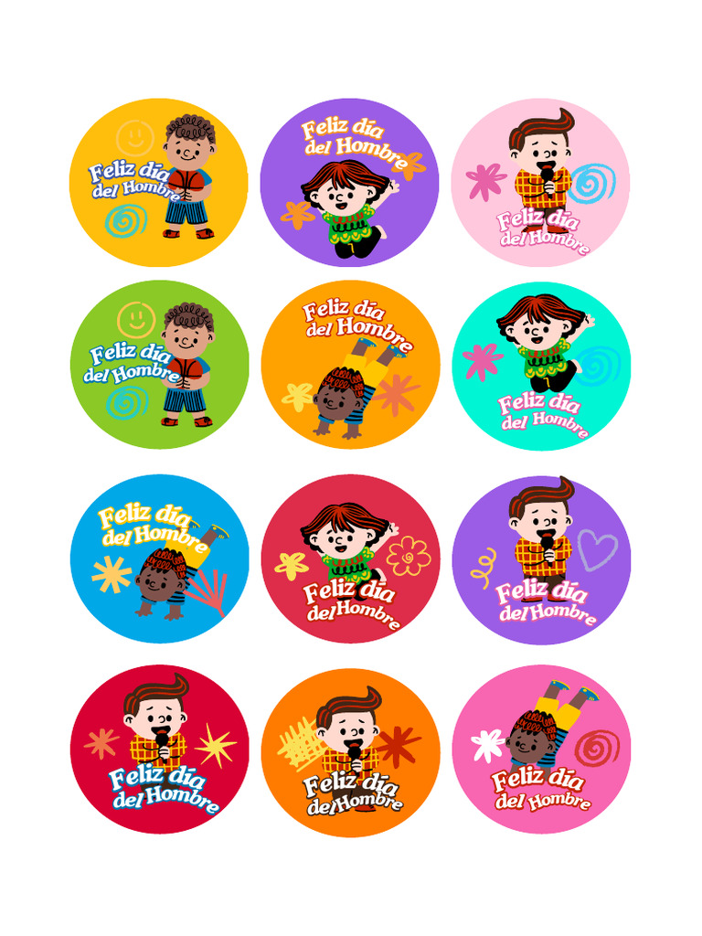 Mensajes y stickers para el Día del Niño | PDF